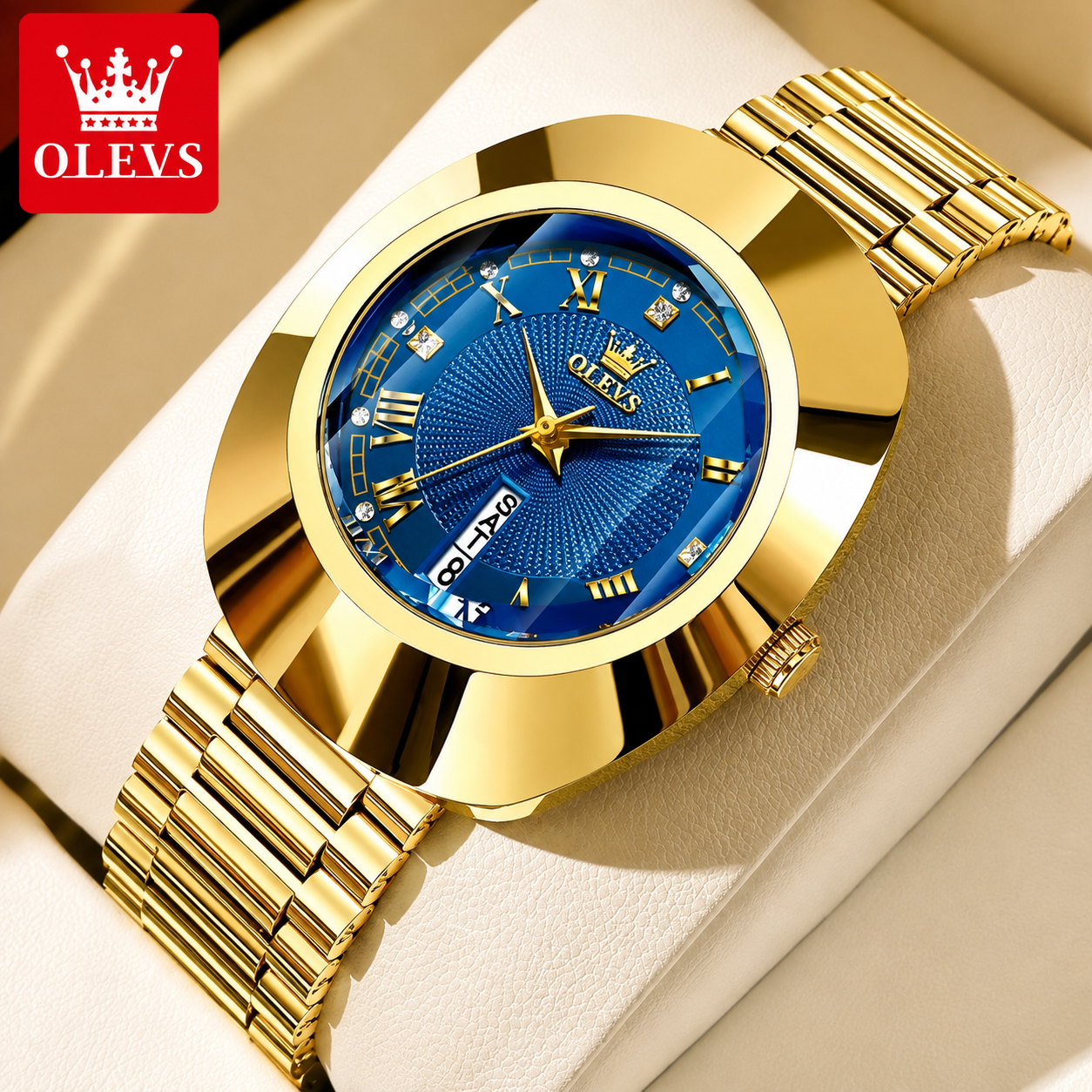 **OLEVS Luxury Women’s Quartz Watch – Elegant Waterproof Dress Watch 7008**