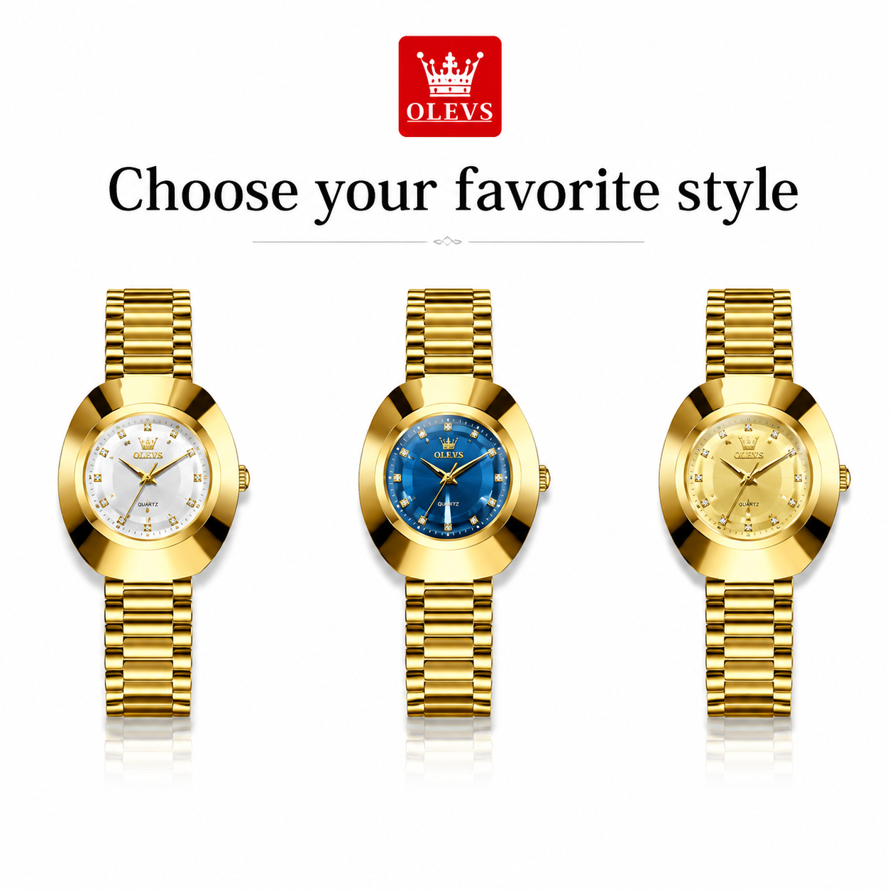 **OLEVS Luxury Women’s Quartz Watch – Elegant Waterproof Dress Watch 7008**