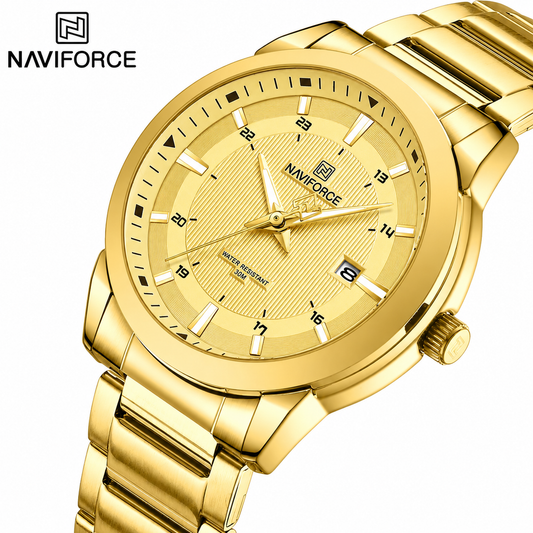 NAVIFORCE Men’s Stainless Steel Quartz Watch