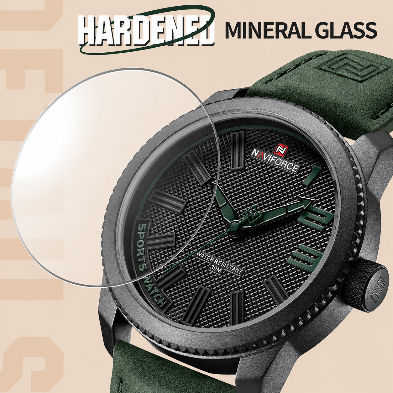 NAVIFORCE Men’s Military Sports Watch