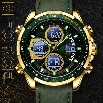 NAVIFORCE Men's Military Chronograph Watch