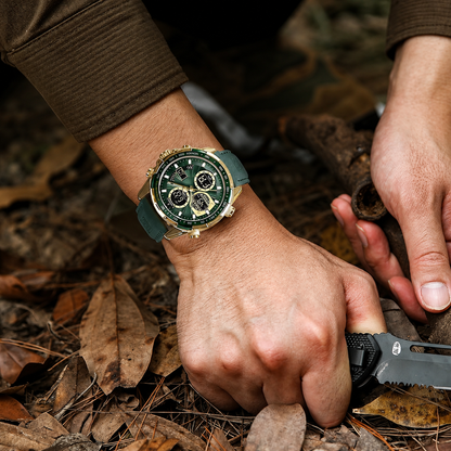 NAVIFORCE Men's Military Chronograph Watch