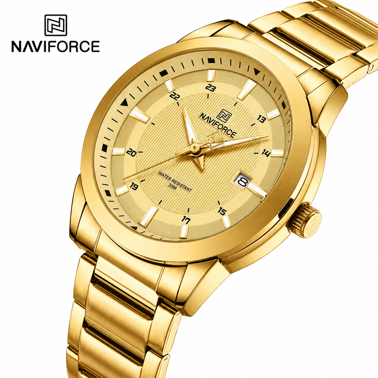 NAVIFORCE Men's Waterproof Quartz Watch