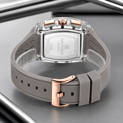 NAVIFORCE Men's Transparent Quartz Watch