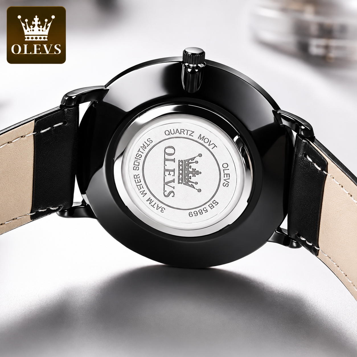 OLEVS Men's Ultra Thin Quartz Watch