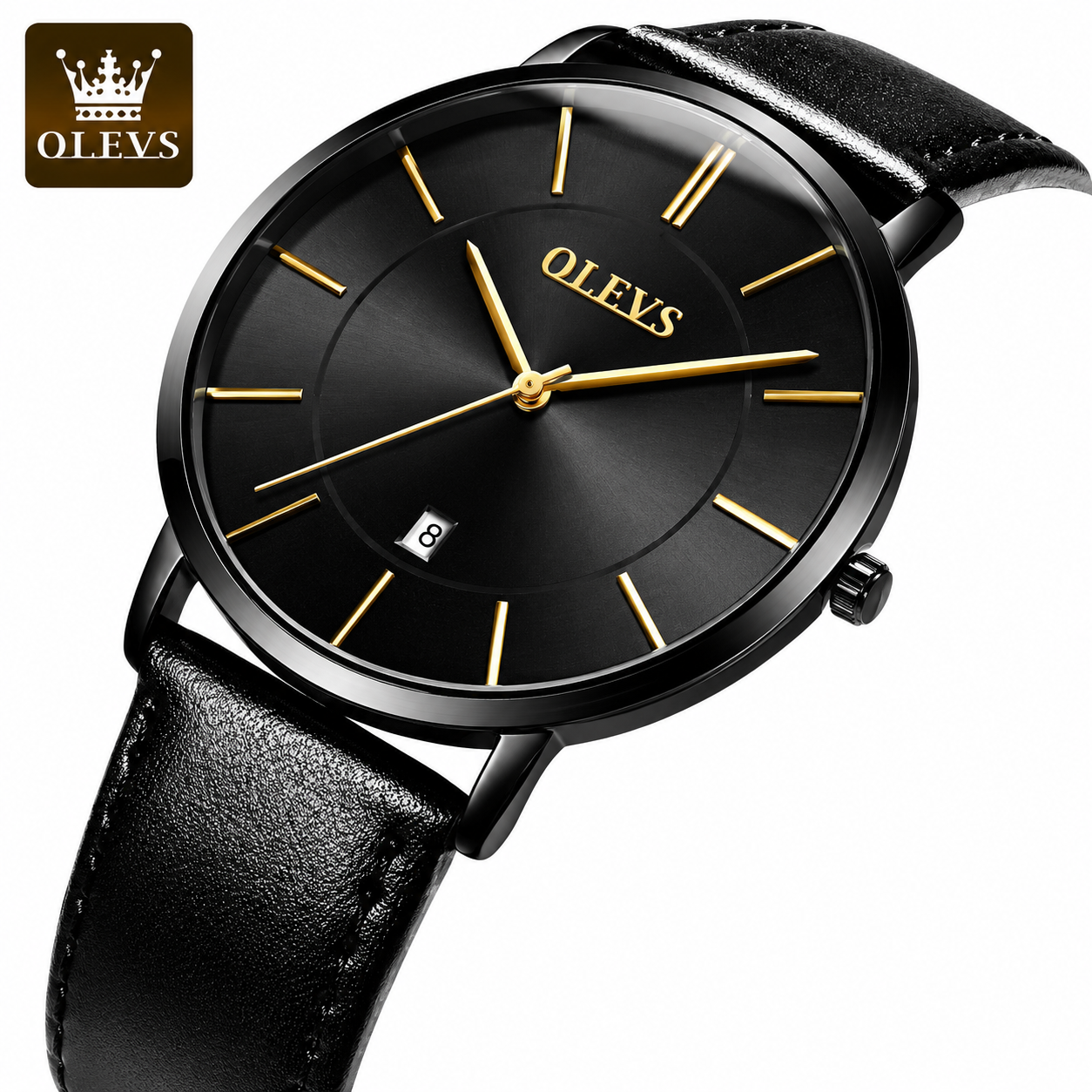 OLEVS Men's Ultra Thin Quartz Watch