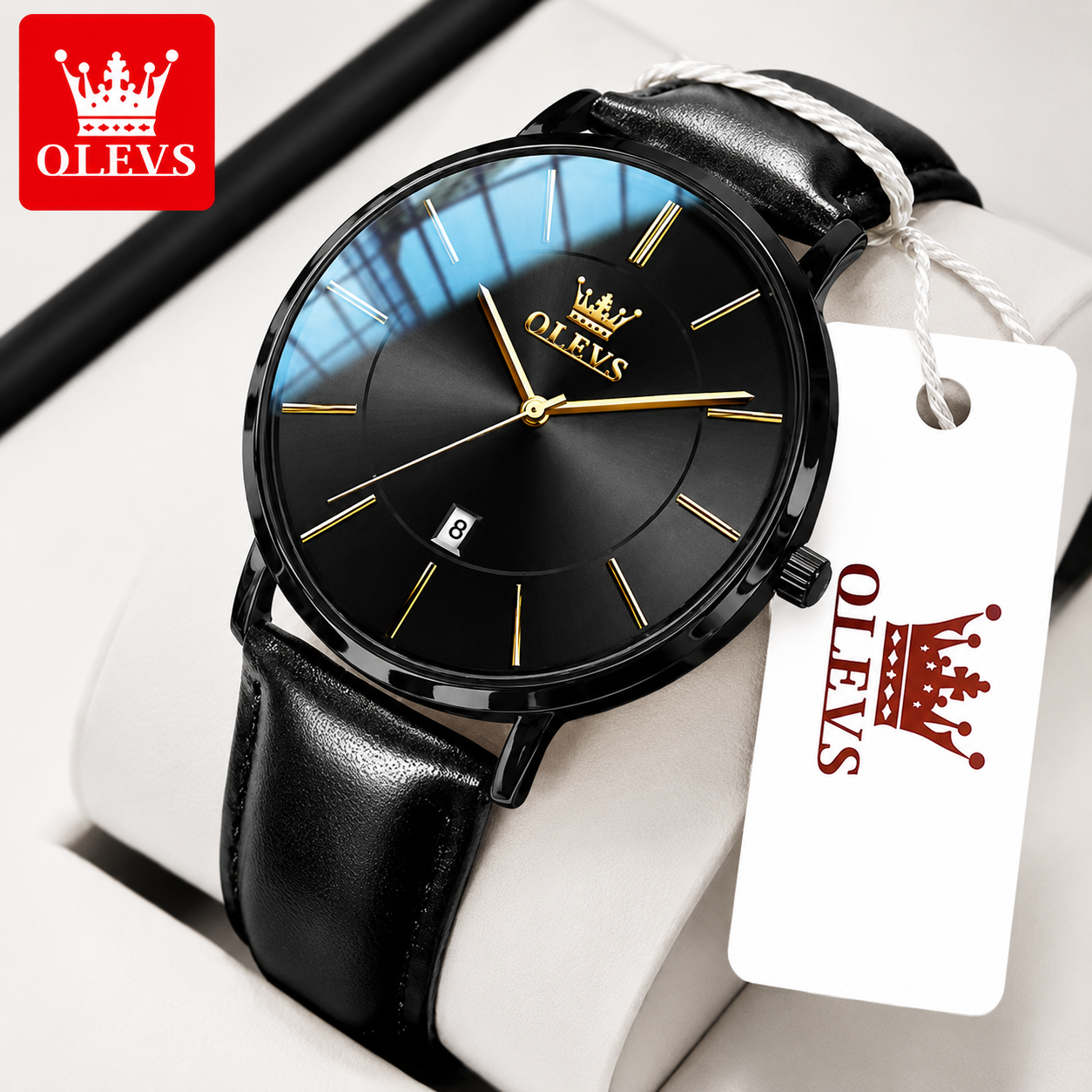 OLEVS Men's Ultra Thin Quartz Watch