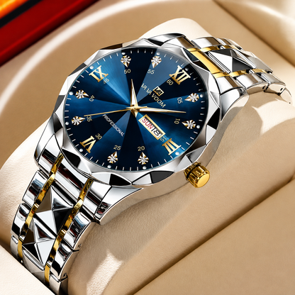 POEDAGAR Luxury Chronograph Watch.